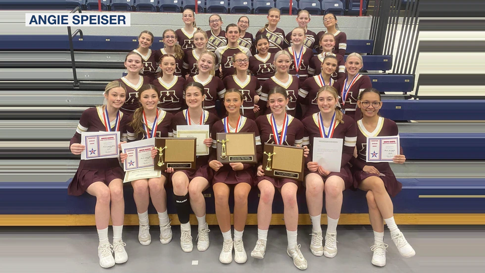 Minot High Cheer sweeps winter championships team events