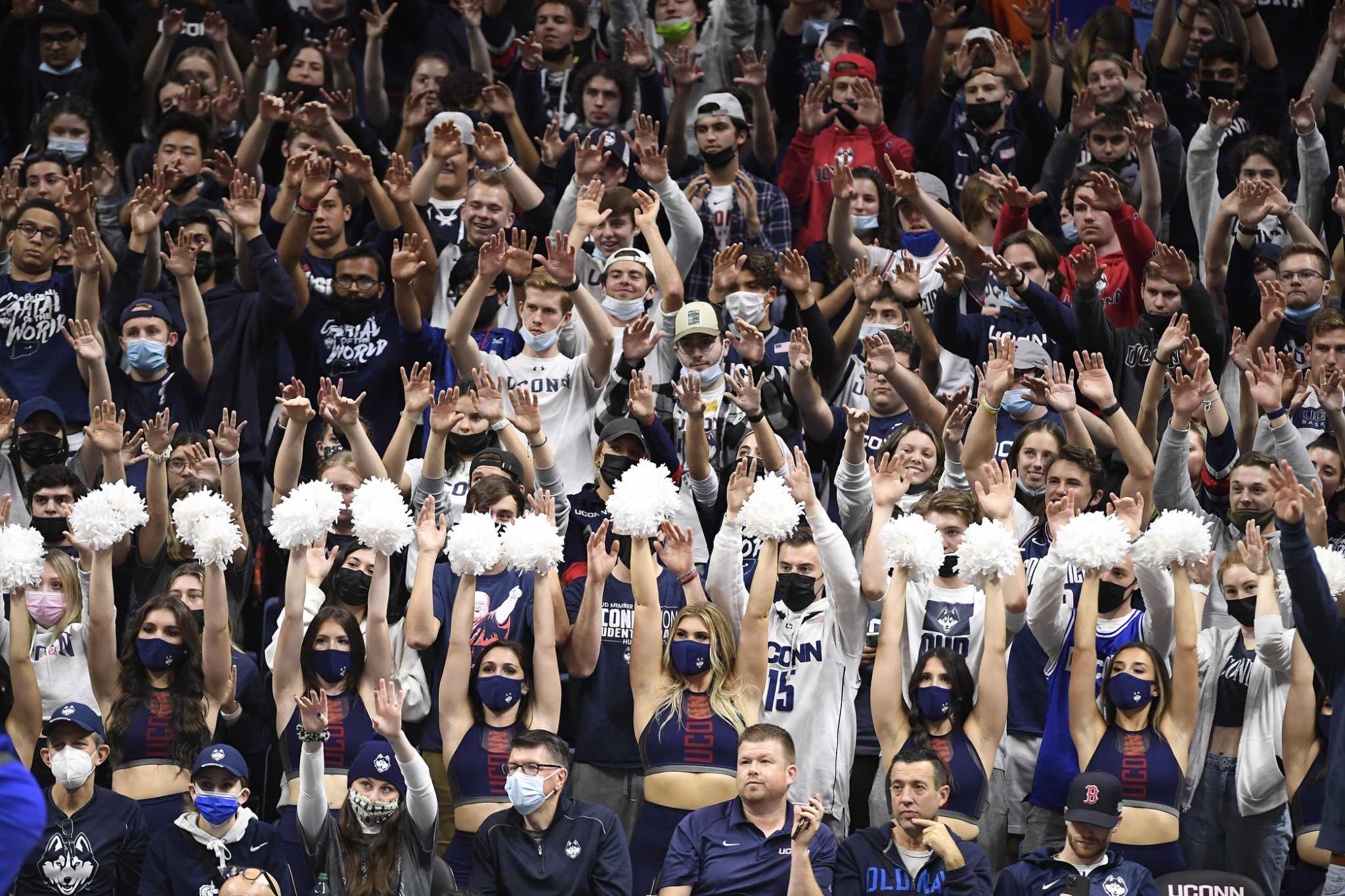 UConn changes fan policy for athletics events: Masks optional, proof of vaccination removed