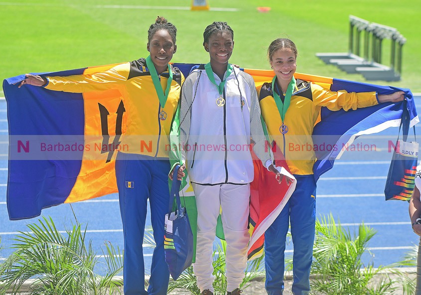 Bajans deliver three medals in the field events