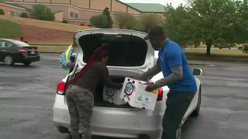 Local churches hold gas card, food giveaway events