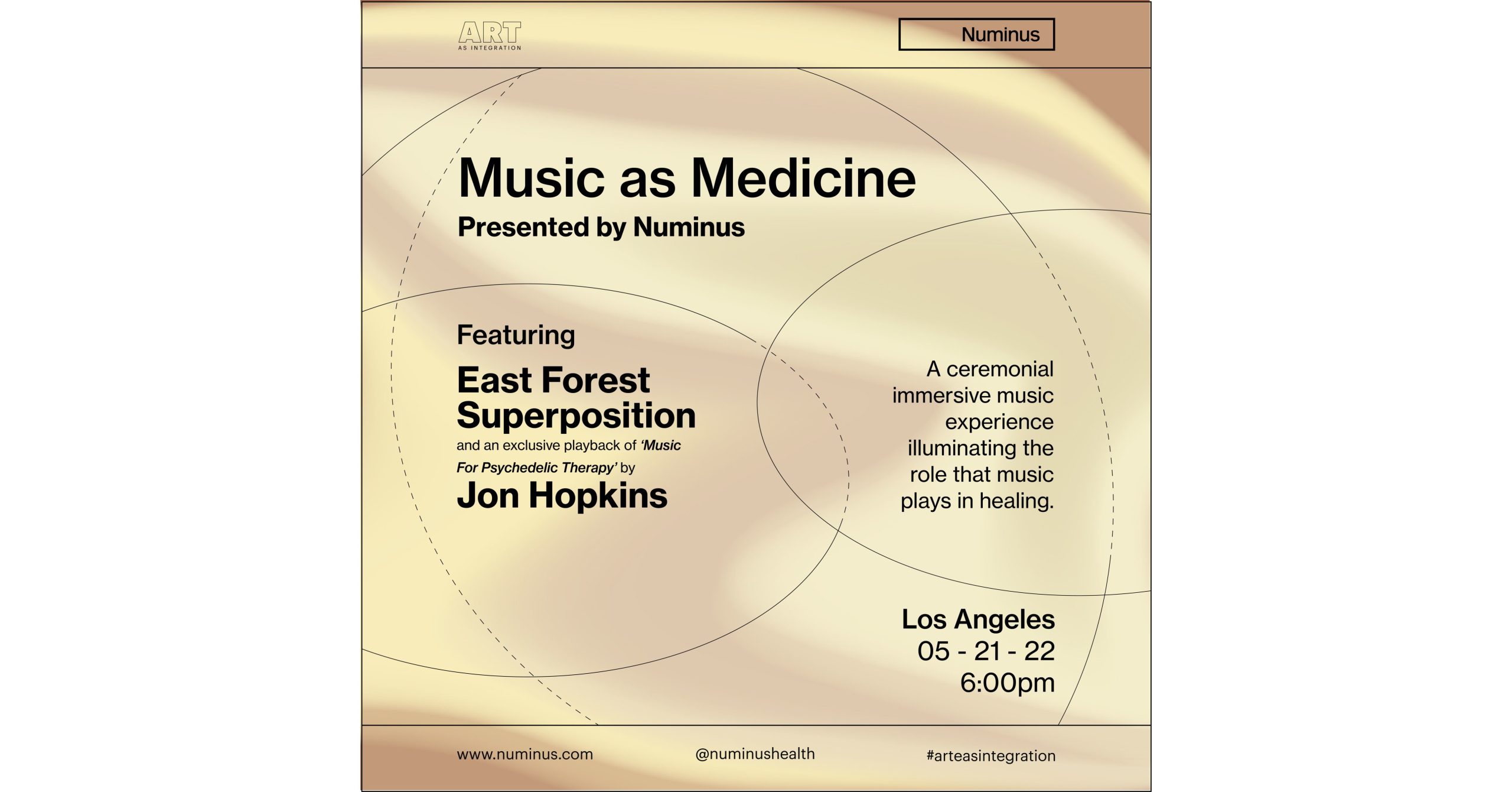 Numinus Announces the Music as Medicine Event Series