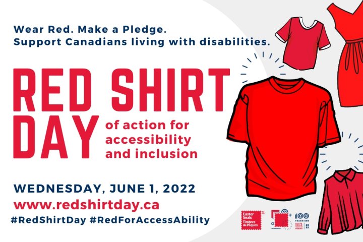 Red Shirt Day (of Action for Accessibility and Inclusion) 2022 - GlobalNews Events