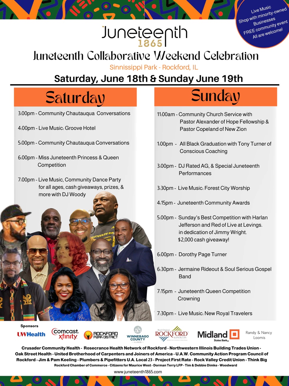 Juneteenth celebrations, events coming to Sinnissippi Park