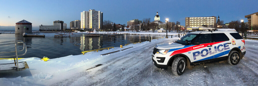 Kingston Police Cruiser by Lake