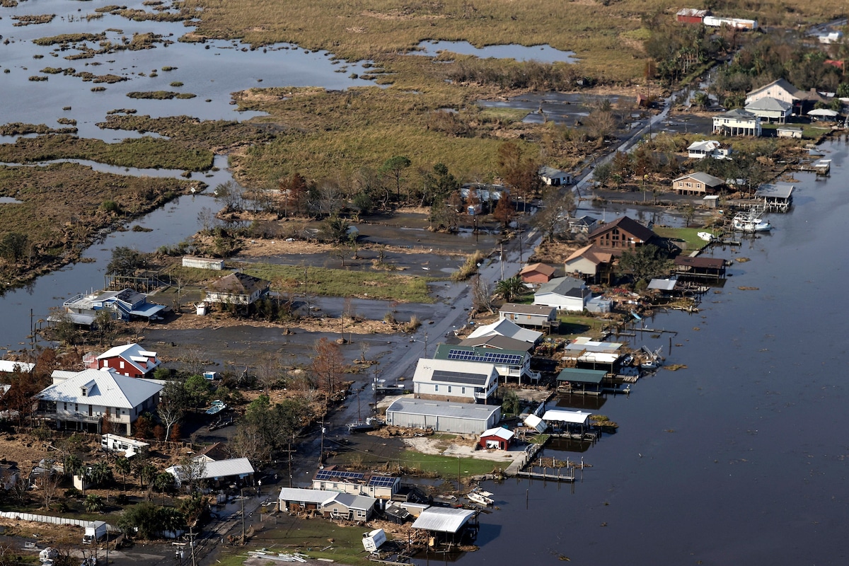Flooding from Hurricane Ida in Louisiana