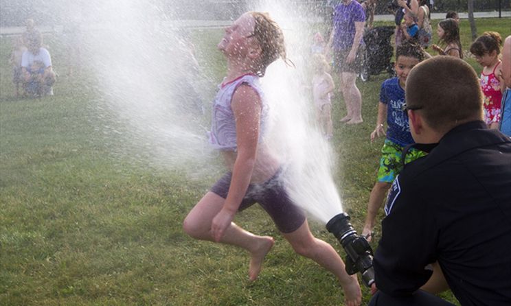 Cool off with help from the Guelph Fire Department