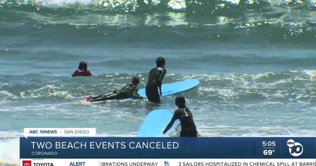 Coronado cancels two beach events