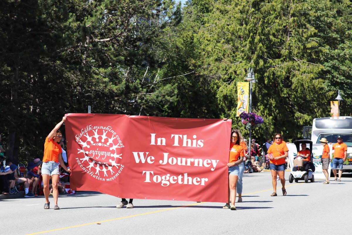 Photos: Orange shirt parade and Canada Day events in Sechelt