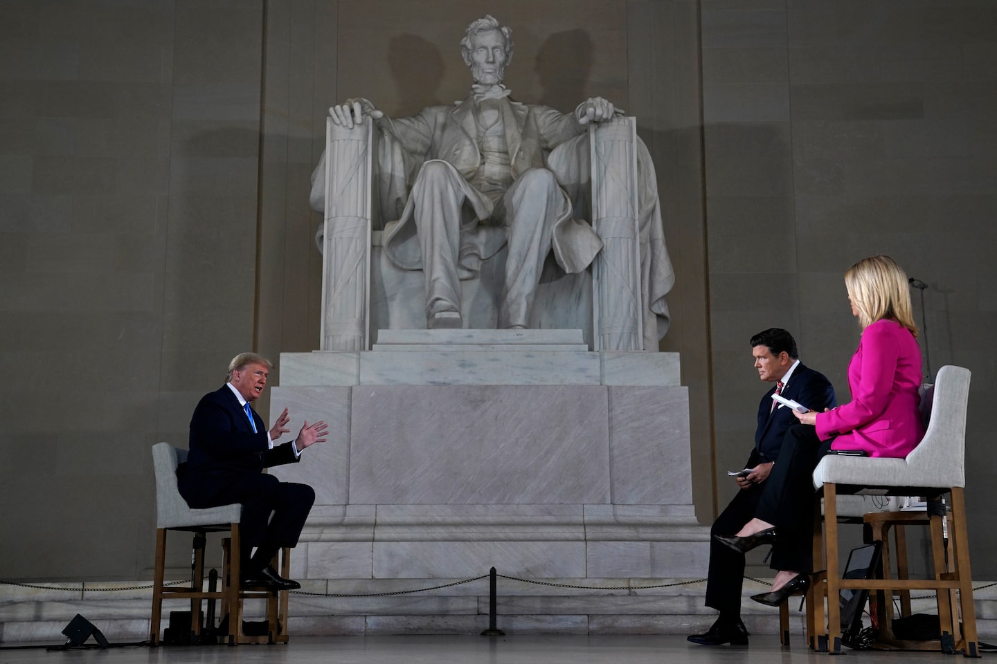 Documents show how Trump landed Lincoln Memorial for Fox News event