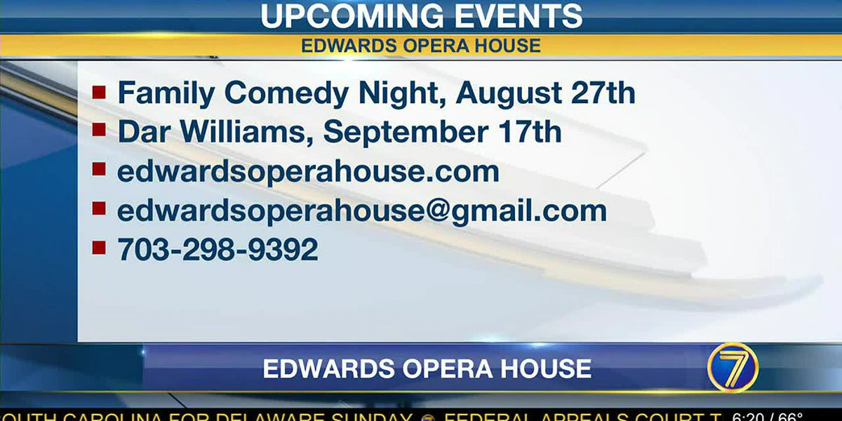 Edwards Opera House hosts upcoming events